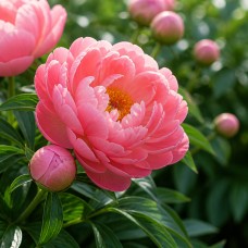 Pojeng 'Peony Pink Hawaiian Coral (Herbaceous)'
